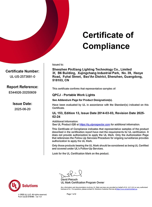 Certificates