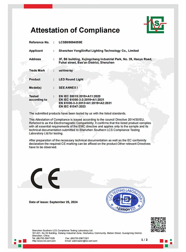 Certificates
