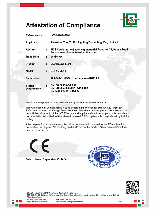 Certificates