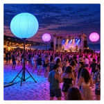 RGBW LED Balloon Light Towers