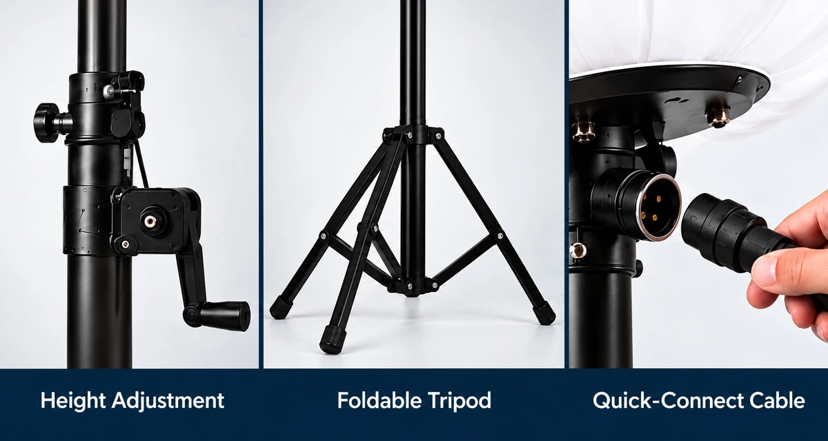 Tripod LED Balloon Light Towers