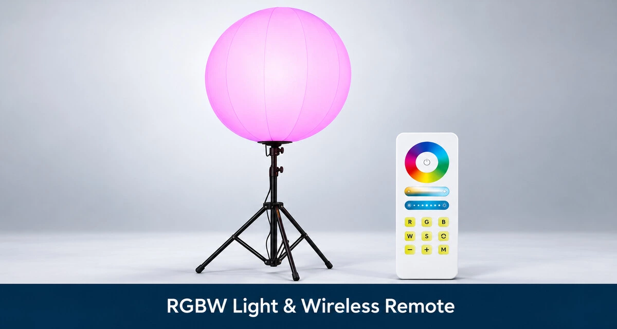 RGBW LED Balloon Light Towers