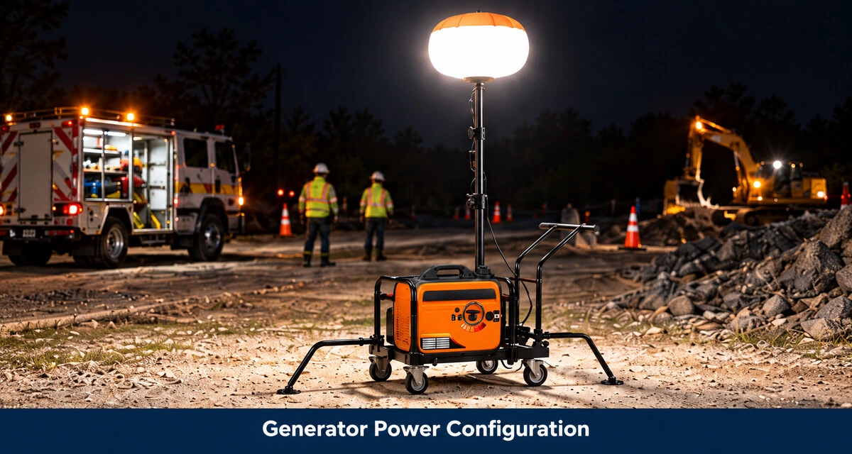 Mobile LED Balloon Light Towers